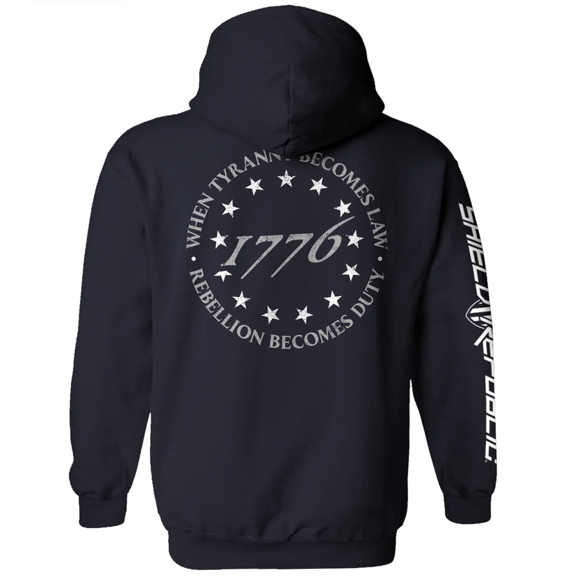 When Tyranny Becomes Law 1776 Hoodie