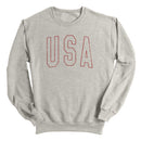 USA Collegiate Solid White (Front)