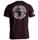 I Served I Sacrificed I Regret Nothing