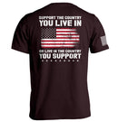 Support The Country You Live In Flag