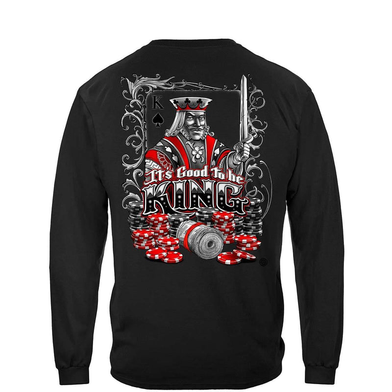 Good To Be King Premium Hooded Sweat Shirt