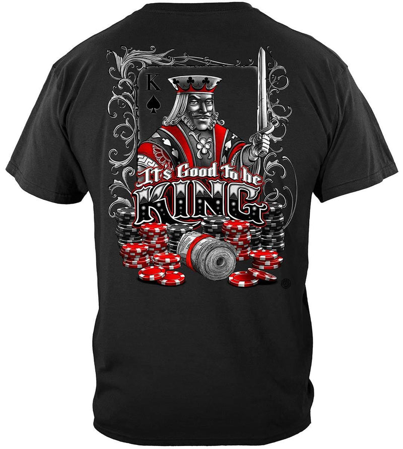 Good To Be King Premium Hooded Sweat Shirt