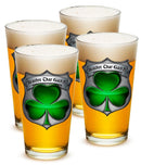Irish Brotherhood Police 16oz Pint Glass Glass Set