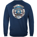 Police Honor Courage Sacrifice Badge Premium Hooded Sweat Shirt
