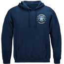 Police Honor Courage Sacrifice Badge Premium Hooded Sweat Shirt