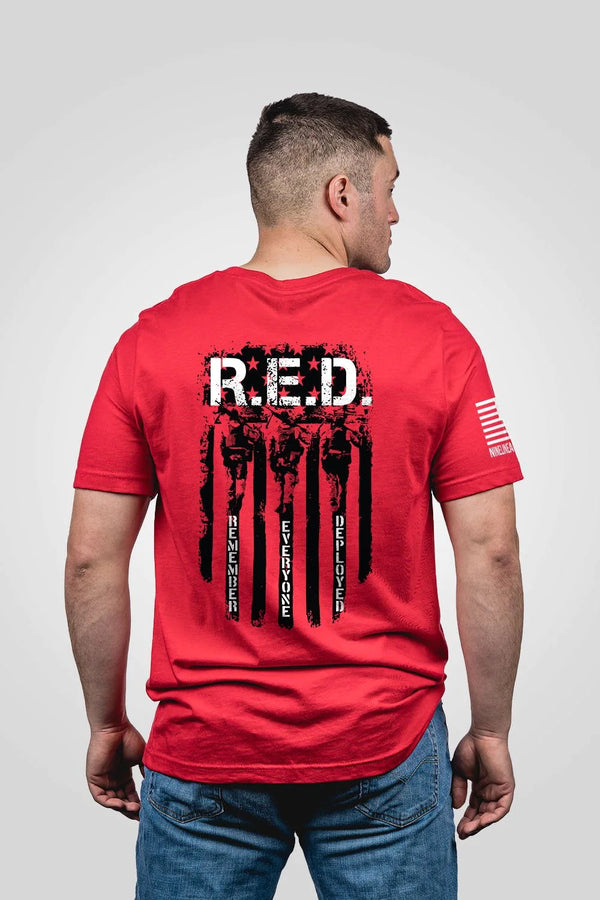 RED Remember Everyone Deployed Mens T-Shirt