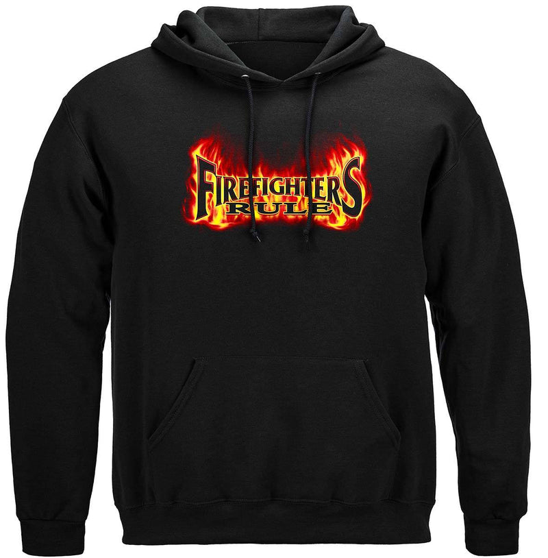 Rule Firefighters Premium Hooded Sweat Shirt