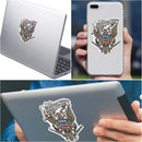 2nd Amendment Eagle Silver Foil Premium Reflective Decal