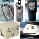 2nd Amendment Eagle Silver Foil Premium Reflective Decal