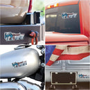 2A Ar15 Second Amendment Flag Premium Reflective Decal