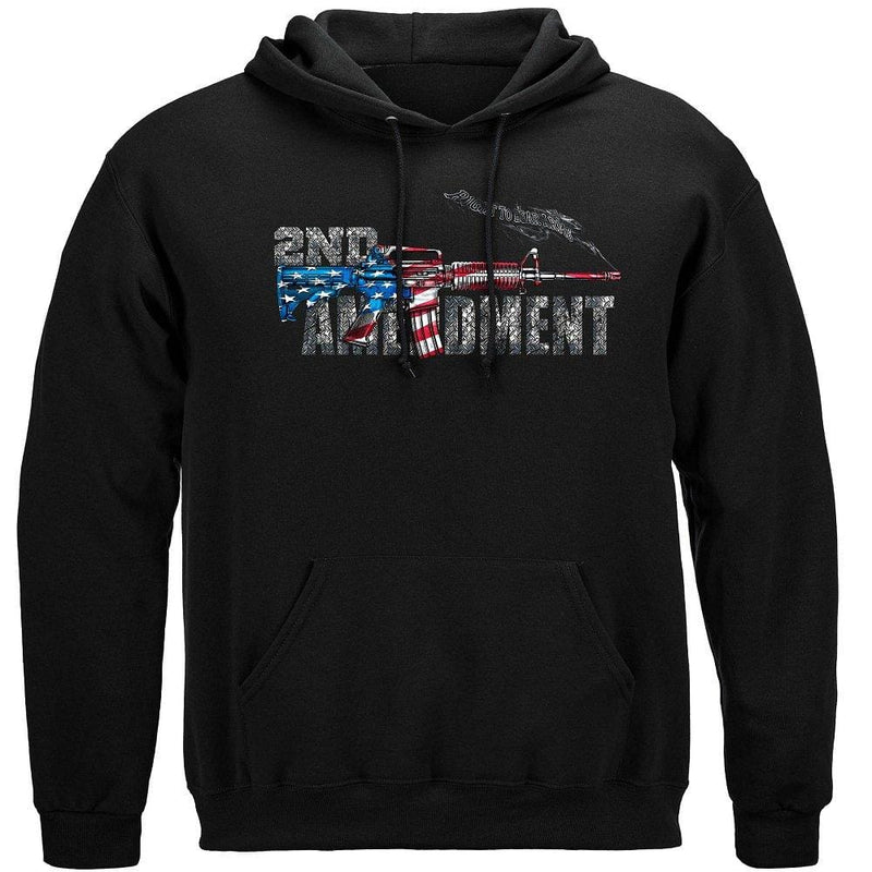 AR15 2nd Amendment Flag Premium Men's Hooded Sweat Shirt