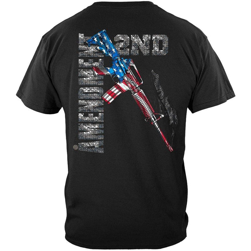 AR15 2nd Amendment Flag Premium Men's Hooded Sweat Shirt