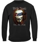 Guy Fawkes and Anonymous We The People See The Truth Premium T-Shirt