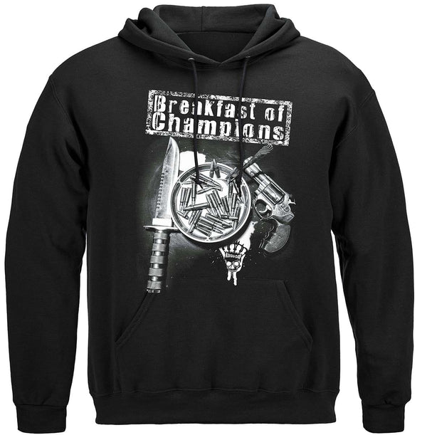 Breakfast Of Champions Premium Hooded Sweat Shirt