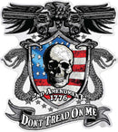 2nd Amendment Don't Tread On Me Premium Reflective Decal