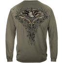 2nd Amendment Eagle Tattoo Premium Men's Hooded Sweat Shirt
