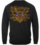 2nd Amendment Gold Vintage Premium Hooded Sweat Shirt