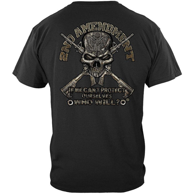2nd Amendment Protect Ourselves Premium Men's Hooded Sweat Shirt