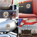 2A 2nd Amendment Colonial Flag Premium Reflective Decal