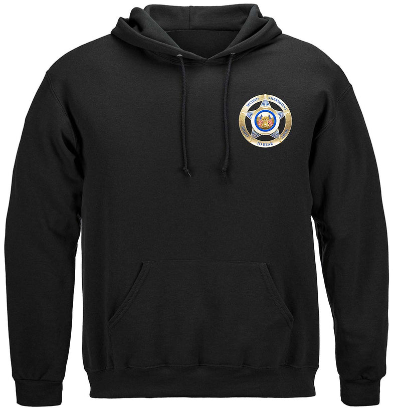 2nd Amendment Colonial Flag Premium Hooded Sweat Shirt