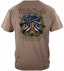 We The People 2nd Amendment Crossed Arms Premium Men's Hooded Sweat Shirt