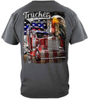 Trucker American Pride Flag Premium Long Sleeves