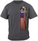 Trucker American Pride Flag Premium Hooded Sweat Shirt