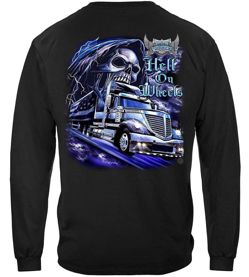 Trucker Hell On Wheels Premium T-Shirt