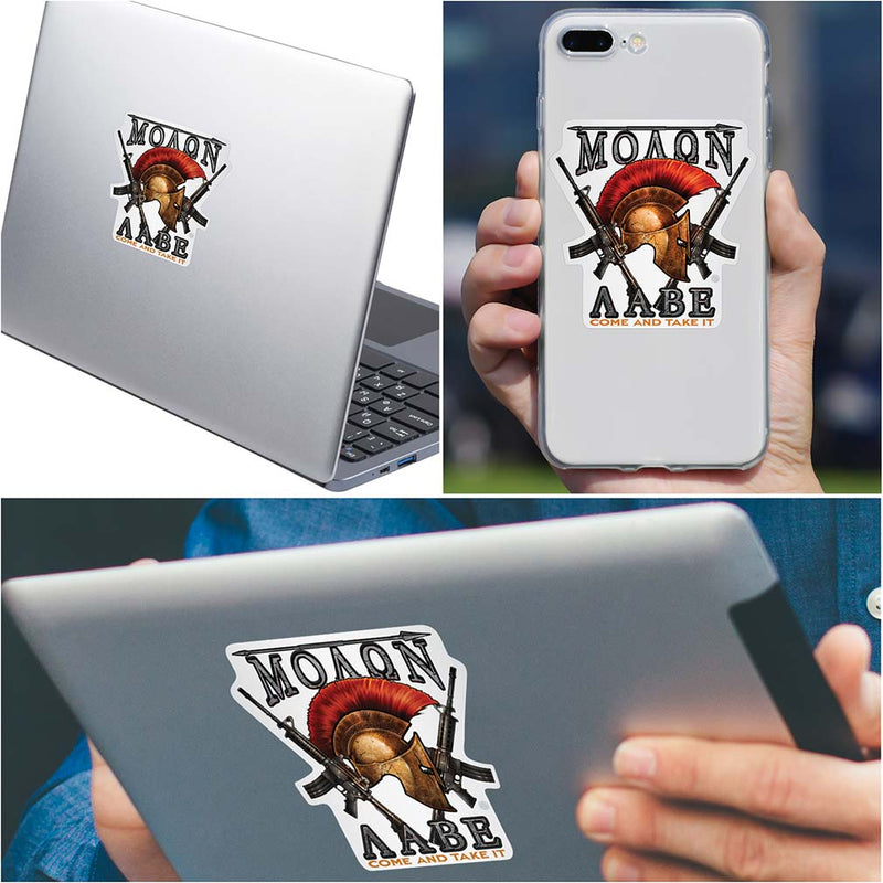 2nd Amendment Molon Labe Premium Reflective Decal