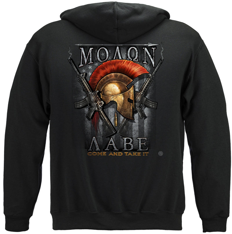 2nd Amendment Molon Labe Premium Men's Long Sleeve