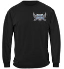 American Trucker Skull Premium Hooded Sweat Shirt