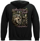 American Pride Pipefitters Premium Hooded Sweat Shirt