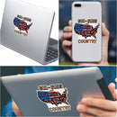 2nd Amendment GOD GUNS AND COUNTRY Premium Reflective Decal