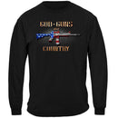 2nd Amendment God, Guns & Country Premium Men's Long Sleeve