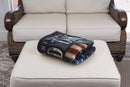 2nd Amendment Skull of Freedom Come and Take It Premium Plush Blanket
