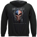 2nd Amendment Skull Of Freedom Hooded Sweat Shirt