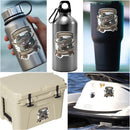 2nd Amendment 2A Vintage Tattoo Premium Reflective Decal