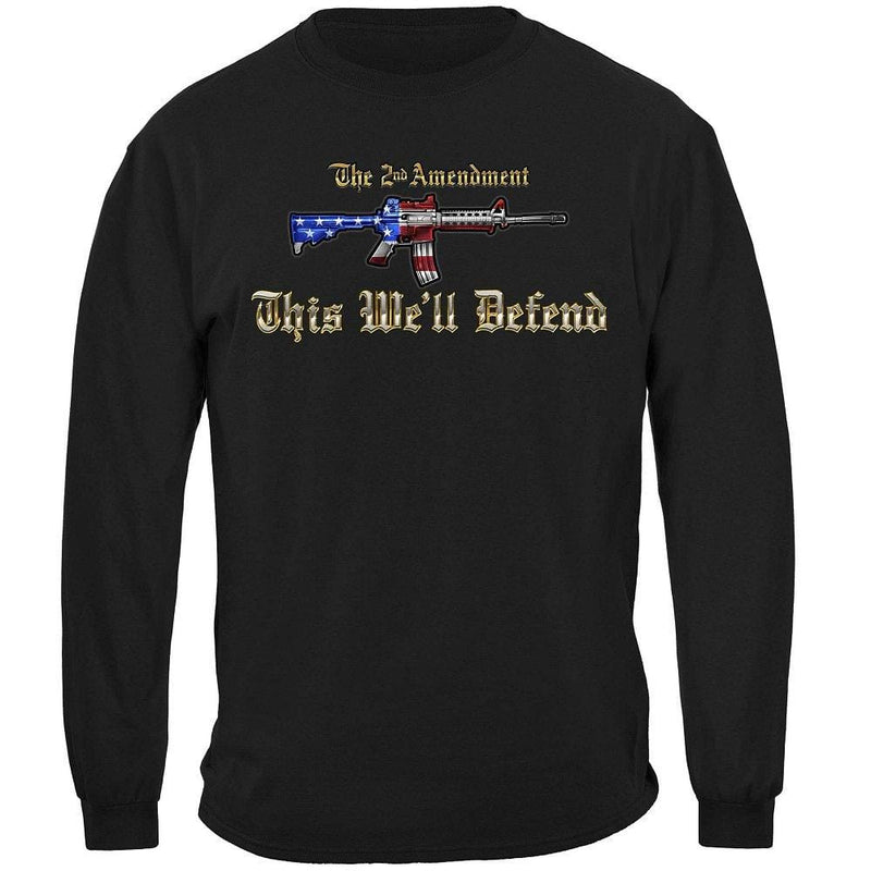 2nd Amendment This We'll Defend Premium Hooded Sweat Shirt