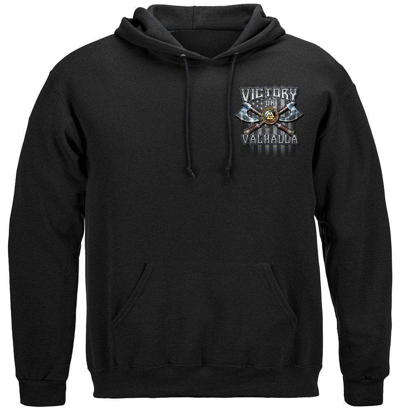 Victory Or Valhalla American Flag Freedom Come and Take it Premium T-Shirt