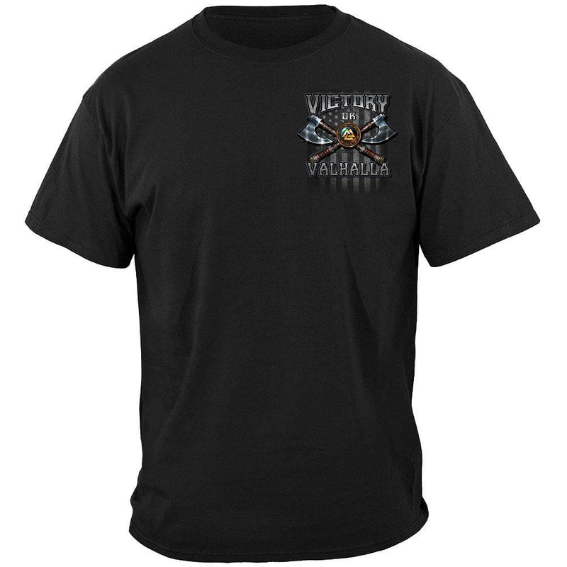 Victory Or Valhalla American Flag Freedom Come and Take it Premium Long Sleeves