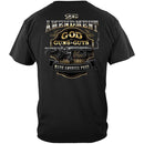 2nd Amendment God Guns And Guts Premium Hooded Sweat Shirt