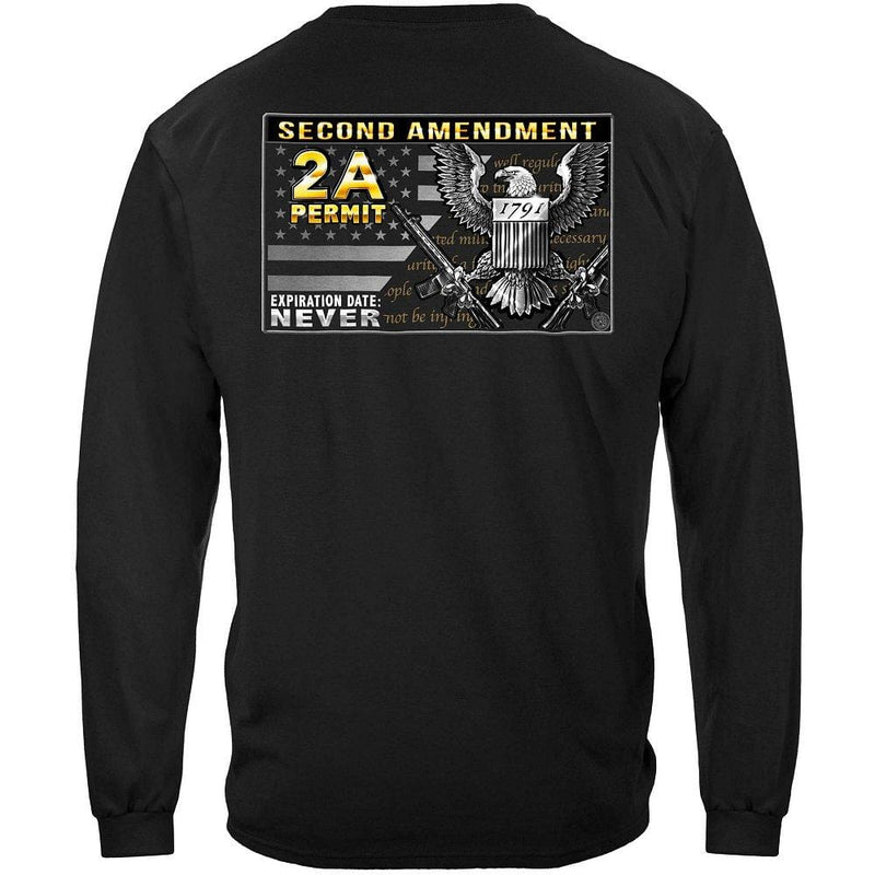 2nd Amendment Gun Permit Premium Long Sleeves