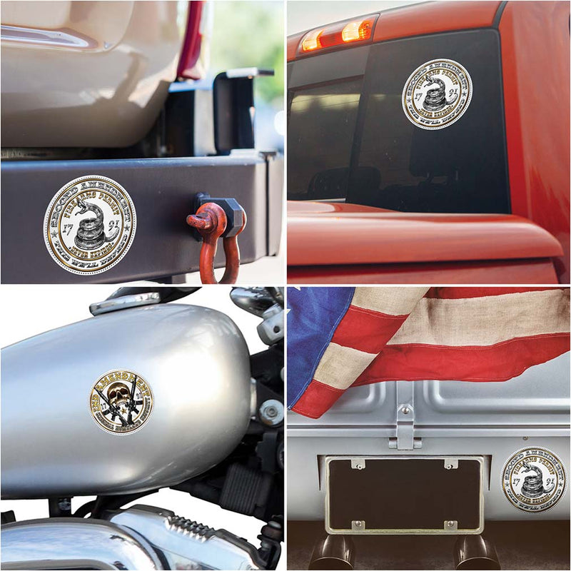 2nd Amendment This We'll Defend Premium Reflective Decal