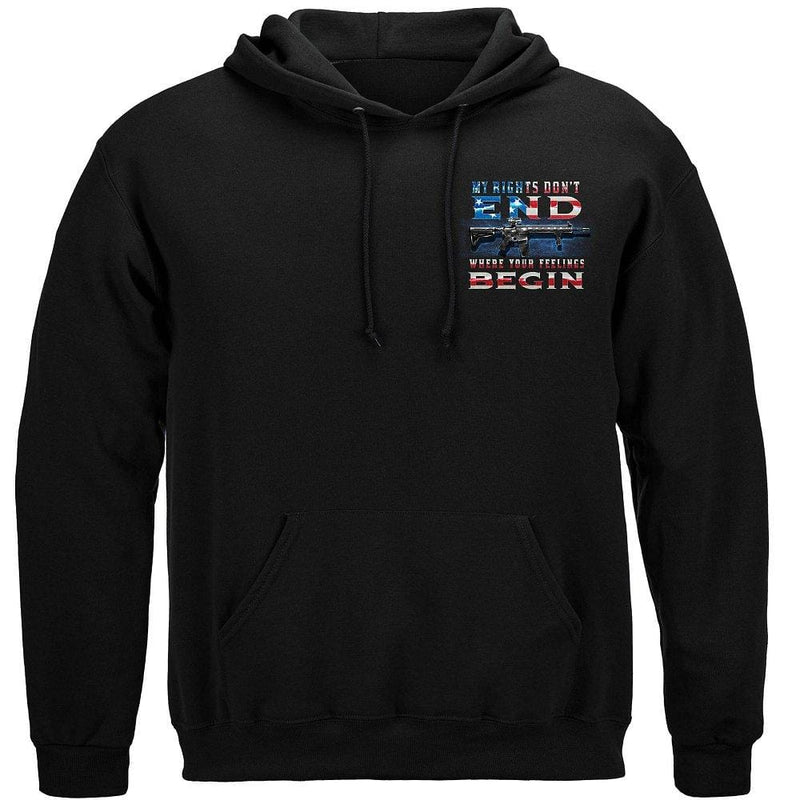 2nd Amendment My Rights Don't end Premium Long Sleeves