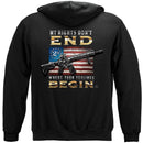 2nd Amendment My Rights Don't end Premium T-Shirt