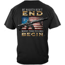 2nd Amendment My Rights Don't end Premium Long Sleeves