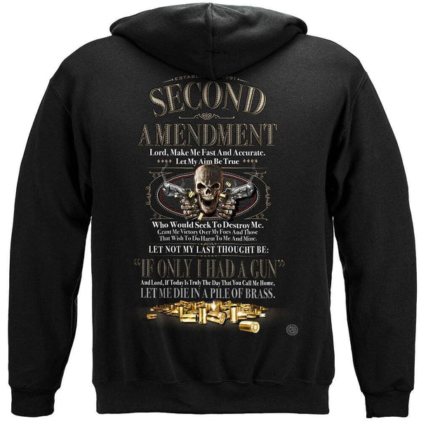 2nd Amendment If Only I Had a Gun Premium Hooded Sweat Shirt