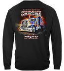 Trucker CTTB American Night Train Premium Hooded Sweat Shirt