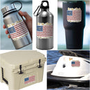 1st Amendment Betsy Ross Flag We the People Premium Reflective Decal