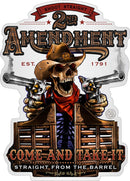 2nd Amendment Saloon Betsy Ross Flag We the People Come and take it Premium Reflective Decal